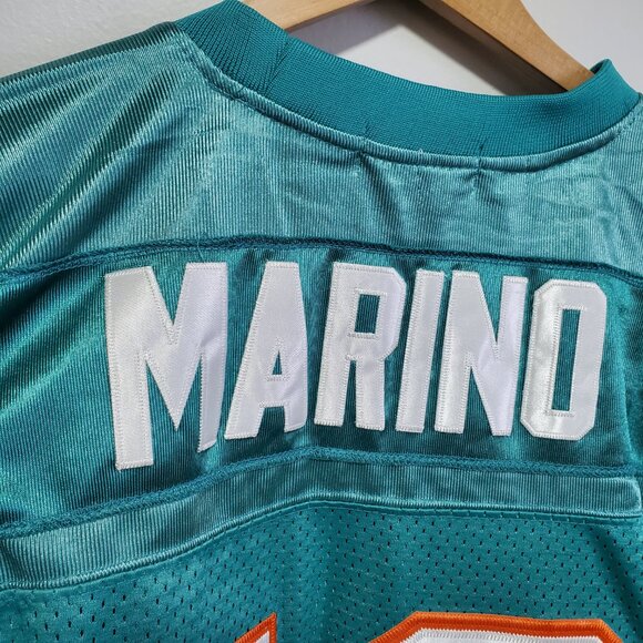 MITCHELL & NESS Dan Marino Miami Dolphins 1994 Throwbacks Jersey Aqua Men 50, XL - Picture 8 of 11